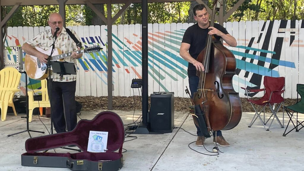 Live music at Music in the Art Park in Valdosta GA
