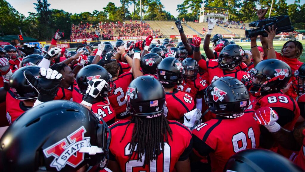 Cheer on the Valdosta Blazers at the opening VSU football game.
